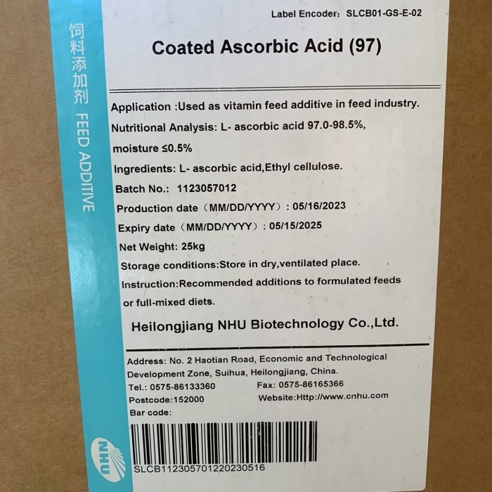 Ascorbic Acid 97% Coated